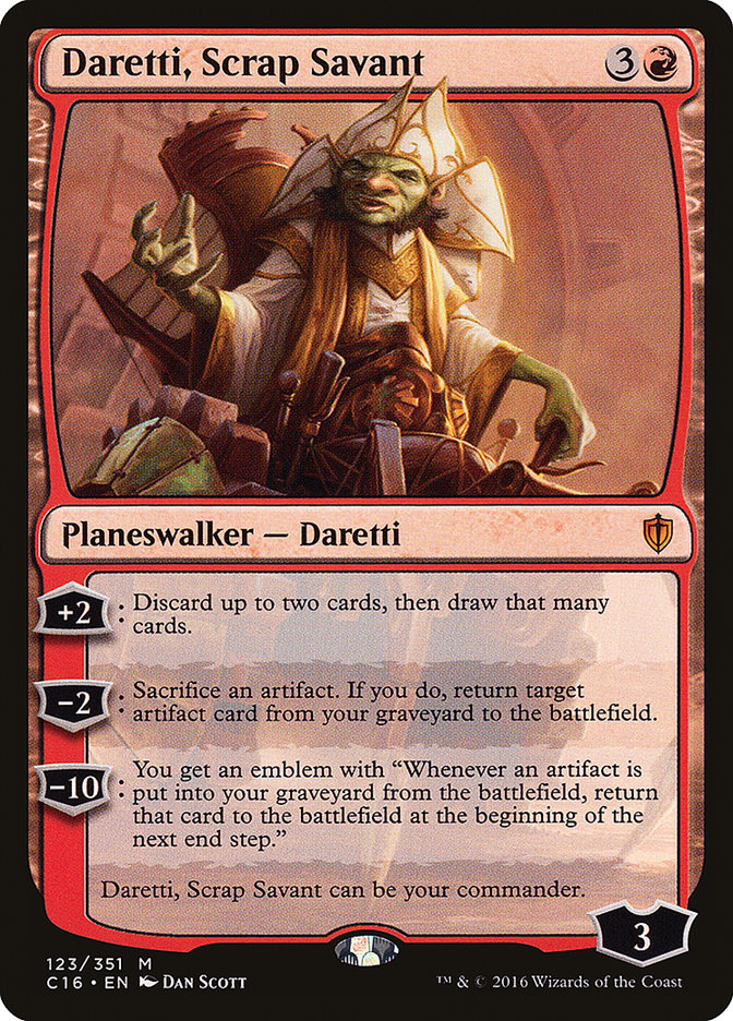 Daretti, Scrap Savant [Commander 2016] (123)