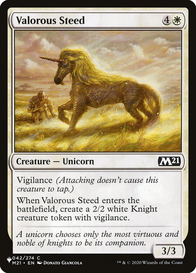 Valorous Steed [The List] (M21-42)