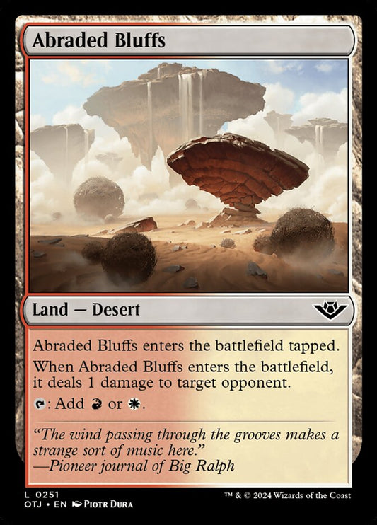 Abraded Bluffs [Outlaws of Thunder Junction] (251)