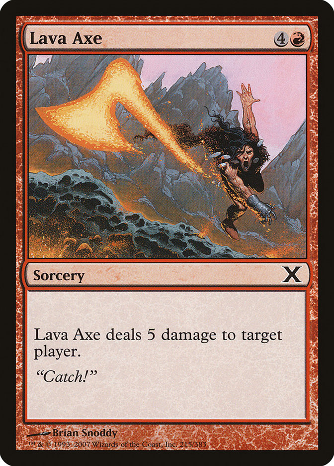Lava Axe [Tenth Edition] (215)