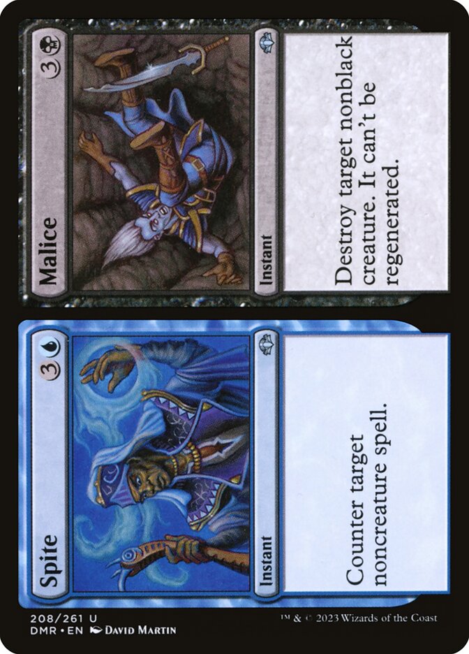 Spite // Malice [Dominaria Remastered] (208)