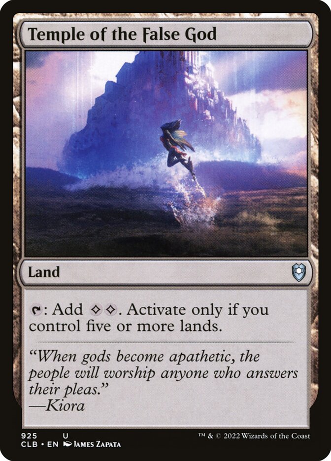 Temple of the False God [Commander Legends: Battle for Baldur's Gate] (925)