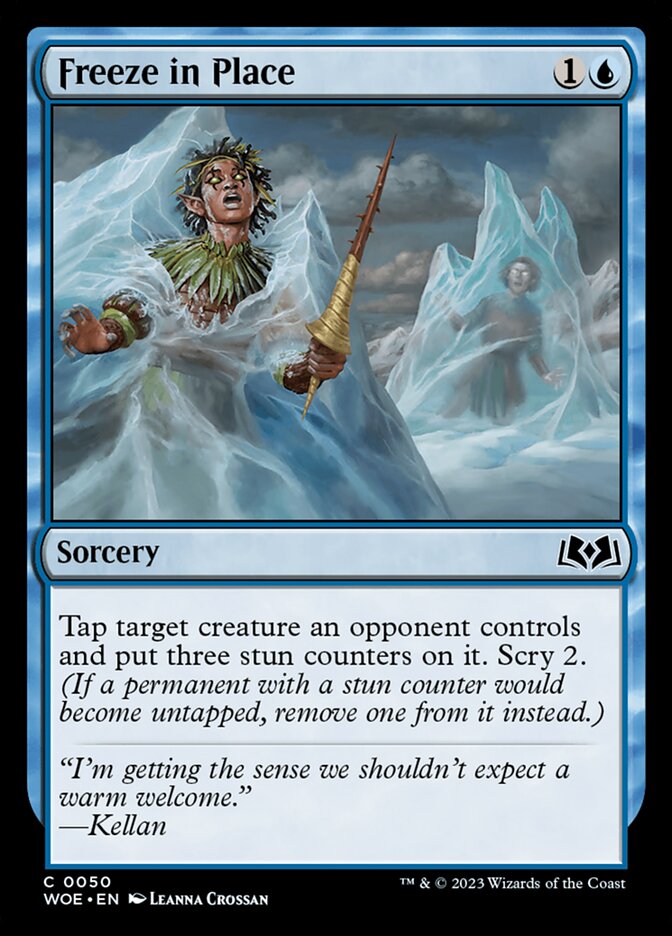 Freeze in Place [Wilds of Eldraine] (50)