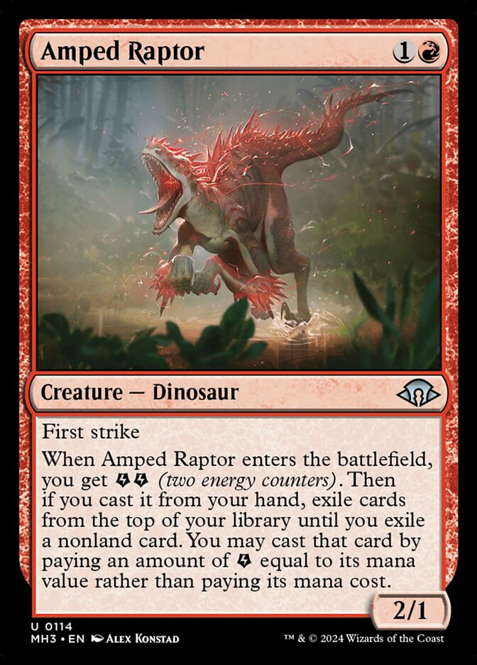 Amped Raptor [Modern Horizons 3] (114)