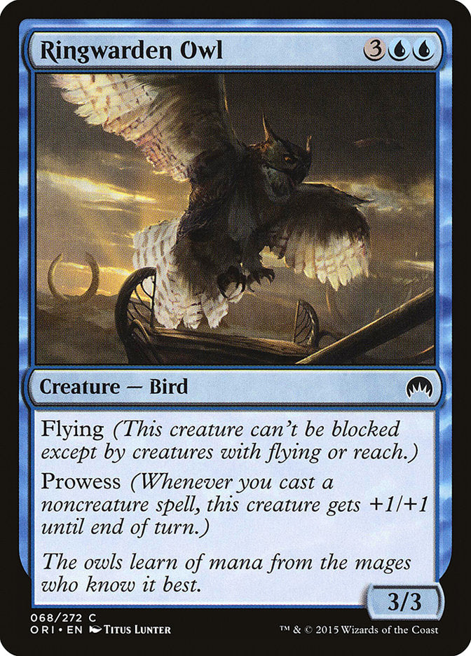 Ringwarden Owl [Magic Origins] (68)