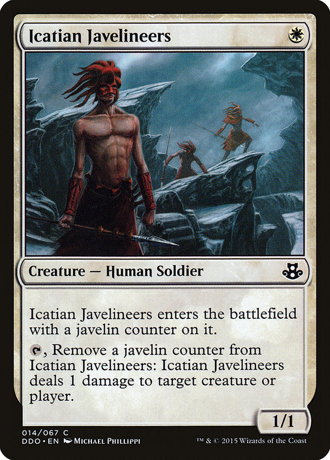 Icatian Javelineers [Duel Decks: Elspeth vs. Kiora] (14)