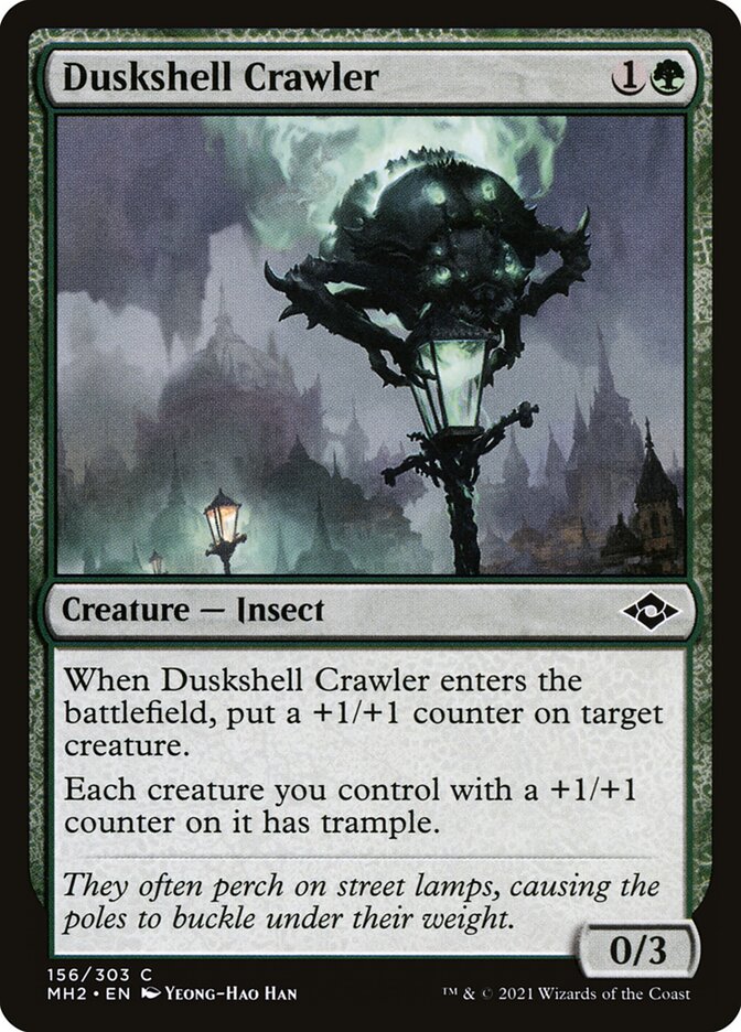 Duskshell Crawler [Modern Horizons 2] (156)