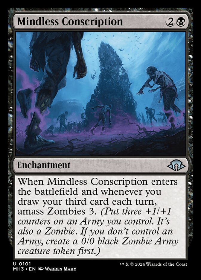 Mindless Conscription [Modern Horizons 3] (101)