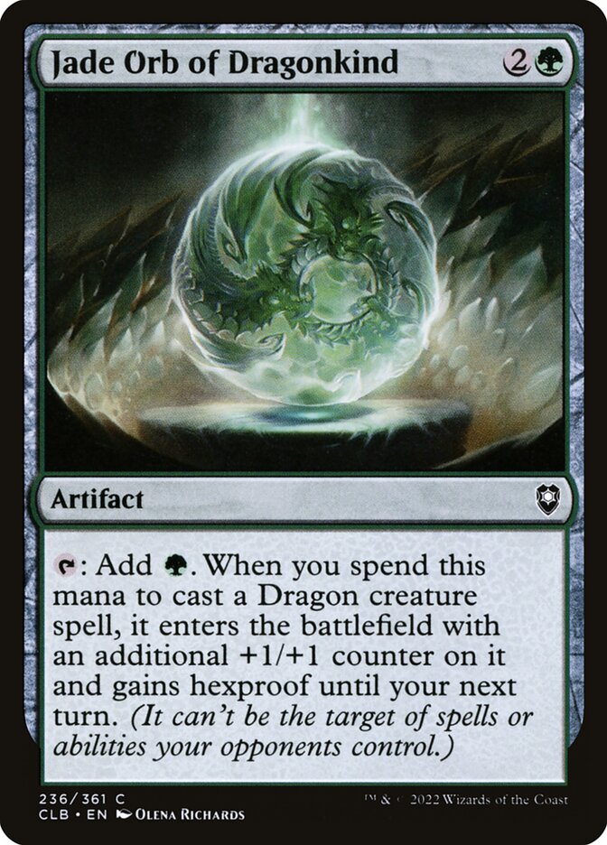 Jade Orb of Dragonkind [Commander Legends: Battle for Baldur's Gate] (236)