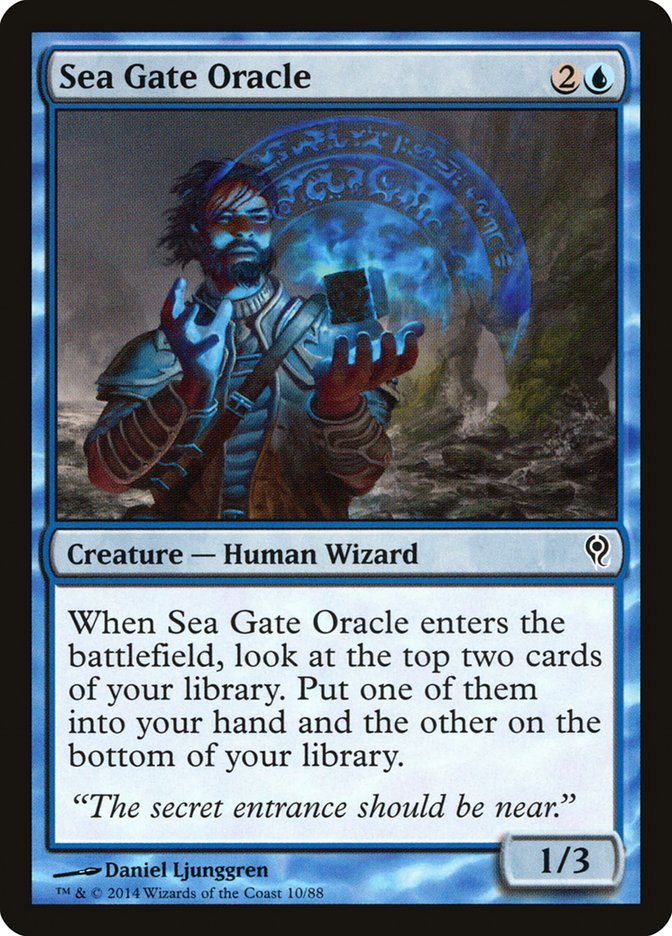 Sea Gate Oracle [Duel Decks: Jace vs. Vraska] (10)