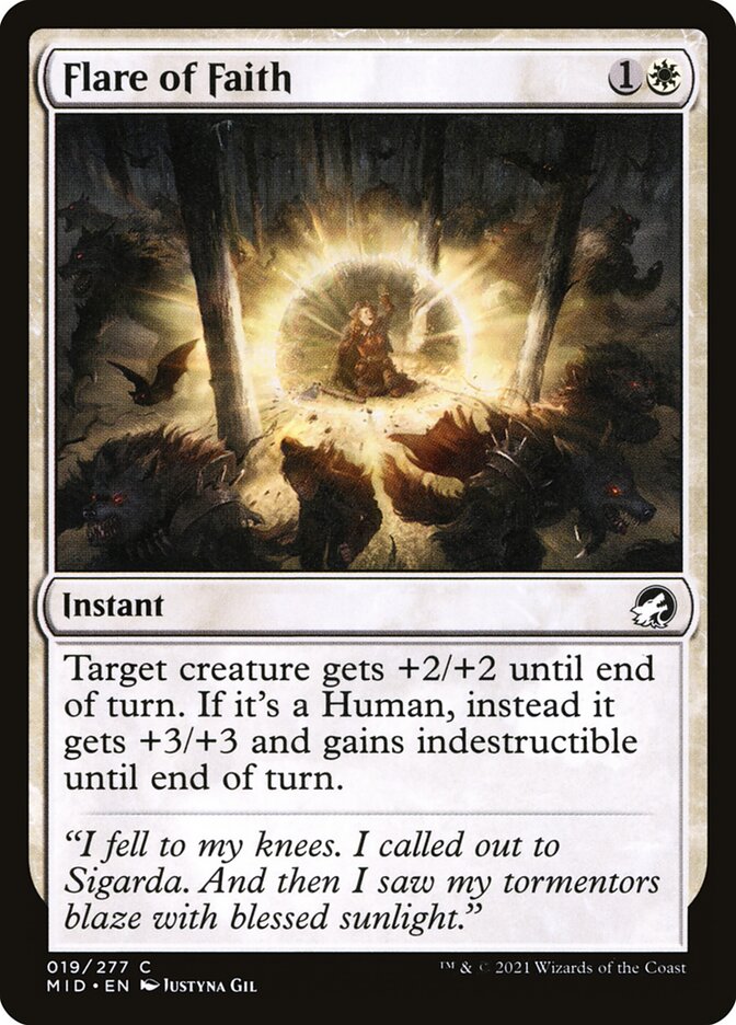 Flare of Faith [Innistrad: Midnight Hunt] (19)