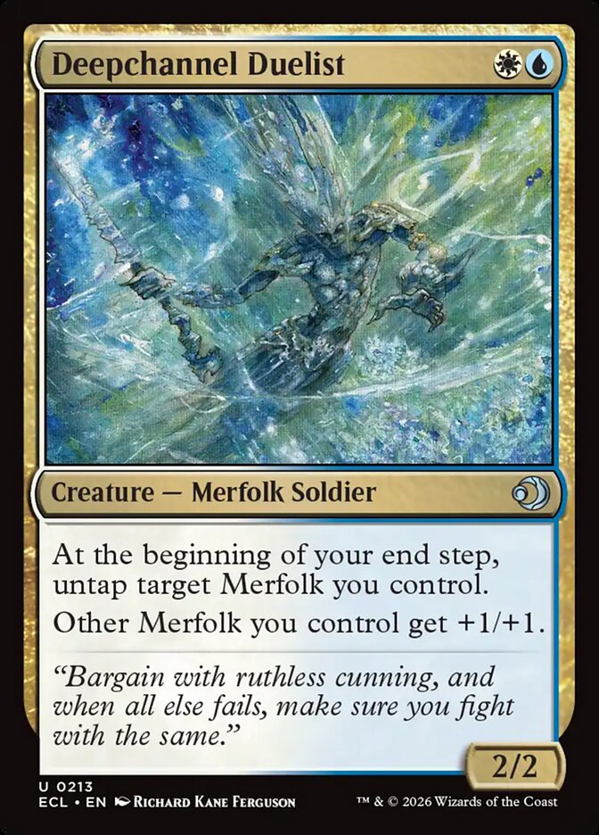 Deepchannel Duelist [Lorwyn Eclipsed] (213)