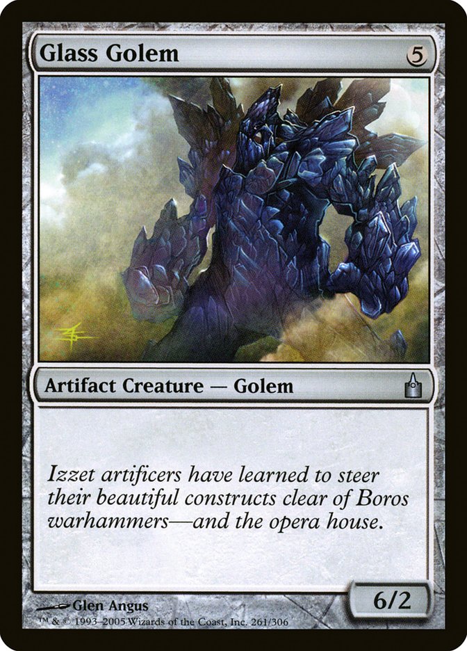 Glass Golem [Ravnica: City of Guilds] (261)