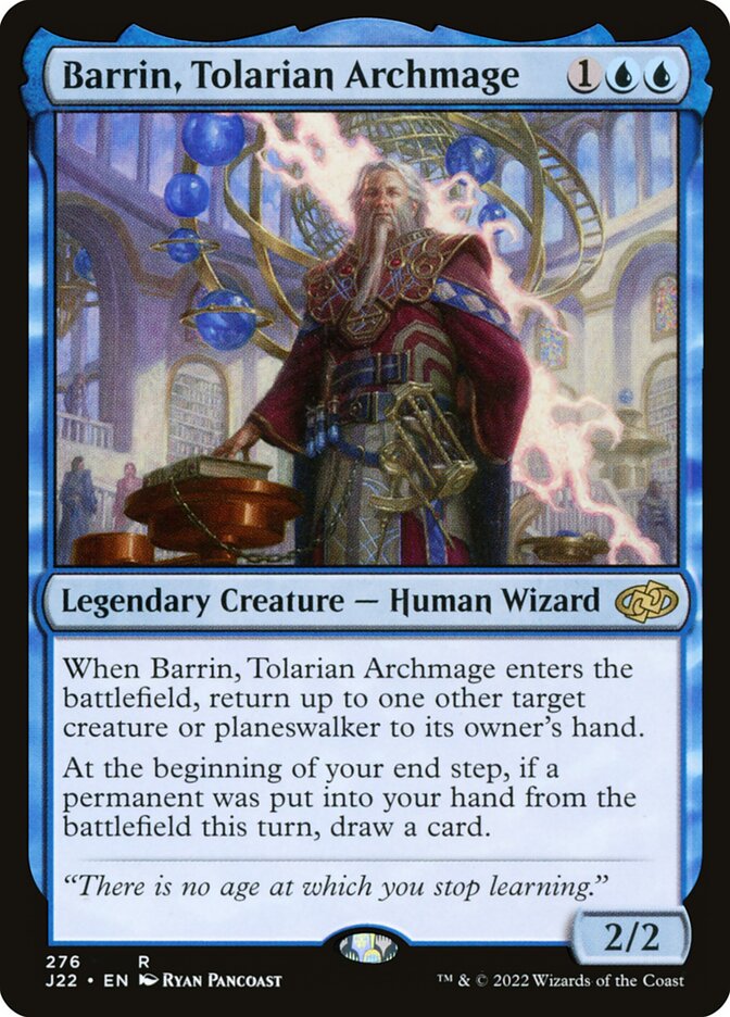 Barrin, Tolarian Archmage [Jumpstart 2022] (276)