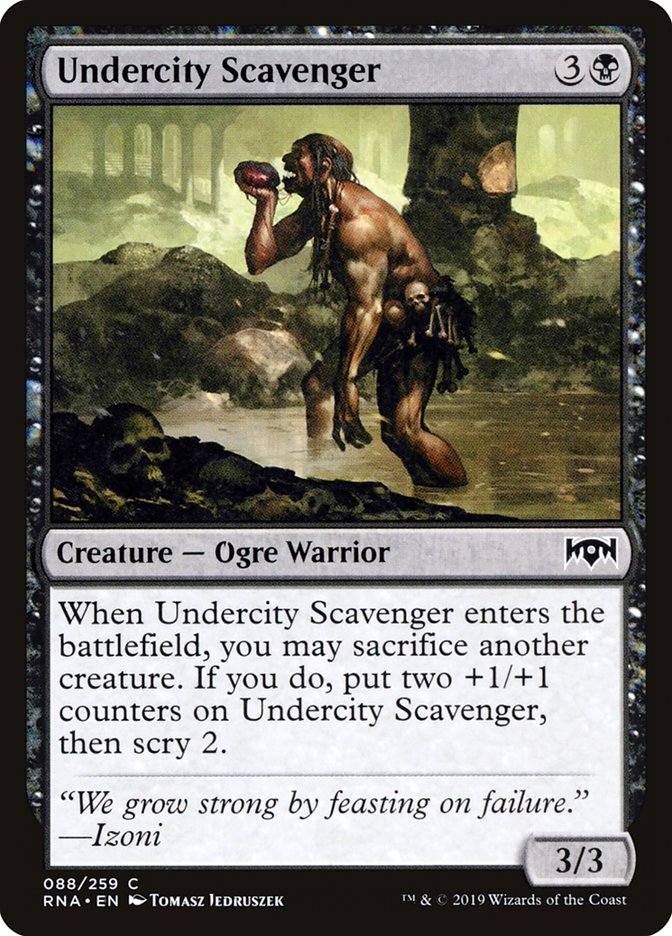 Undercity Scavenger [Ravnica Allegiance] (88)