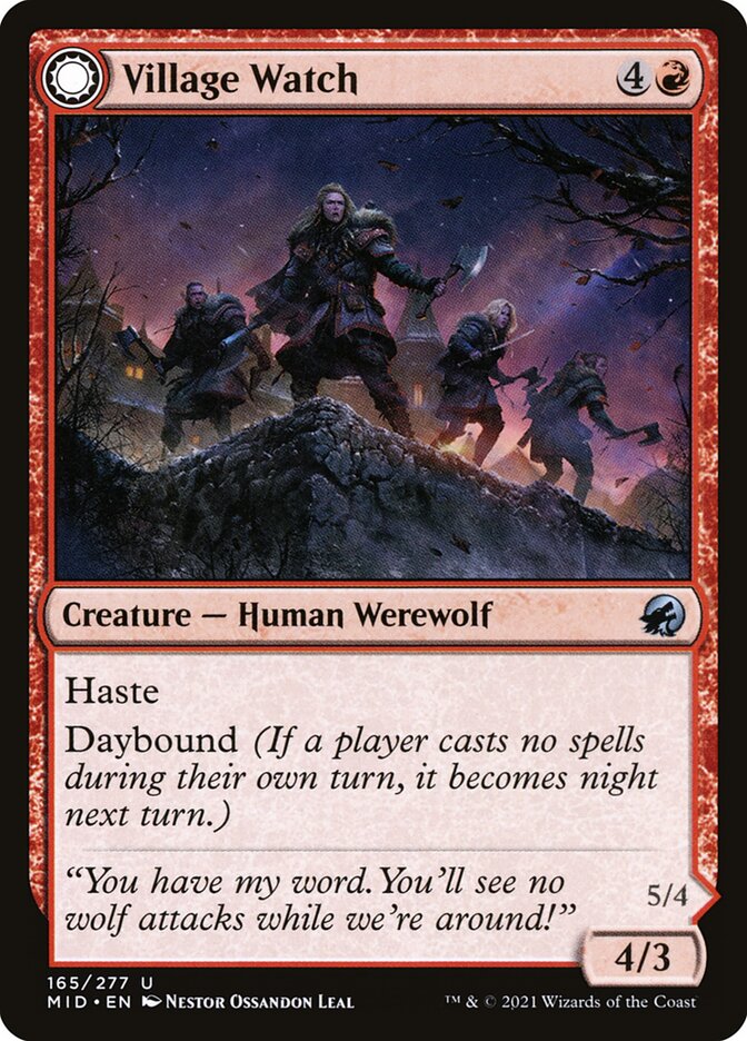 Village Watch [Innistrad: Midnight Hunt] (165)