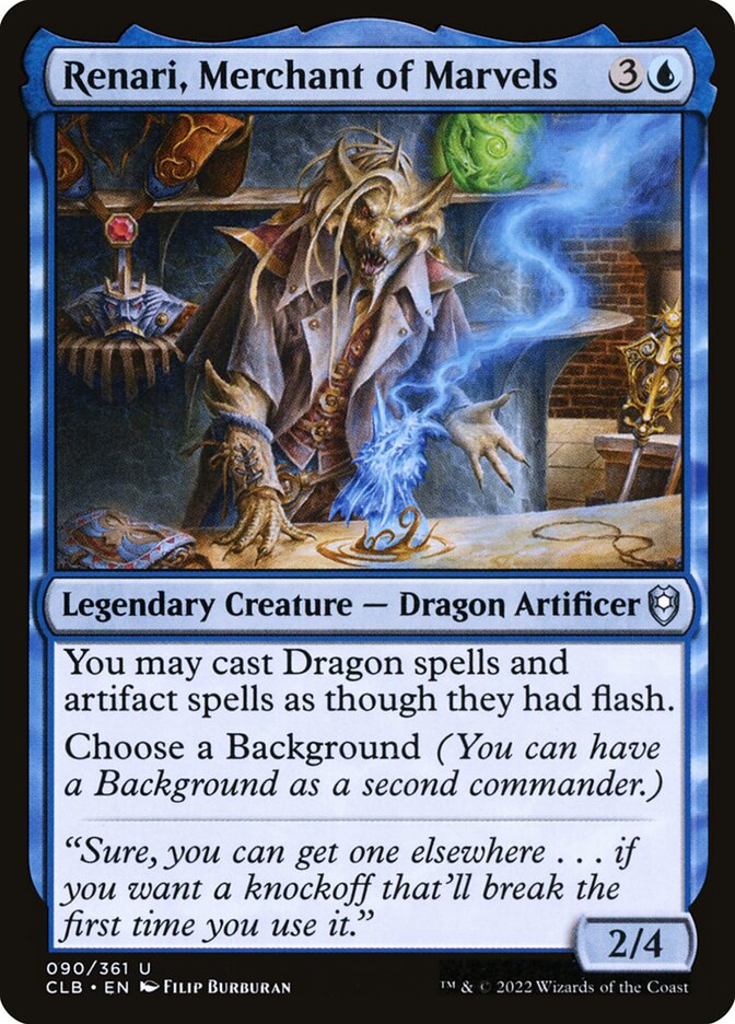 Renari, Merchant of Marvels [Commander Legends: Battle for Baldur's Gate] (90)