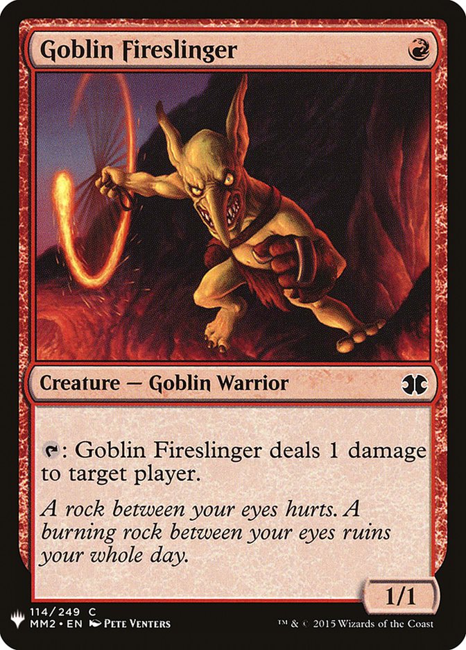 Goblin Fireslinger [The List] (MM2-114)