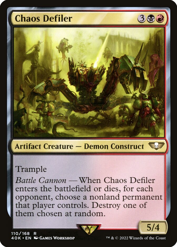 Chaos Defiler [Warhammer 40,000 Commander] (110)