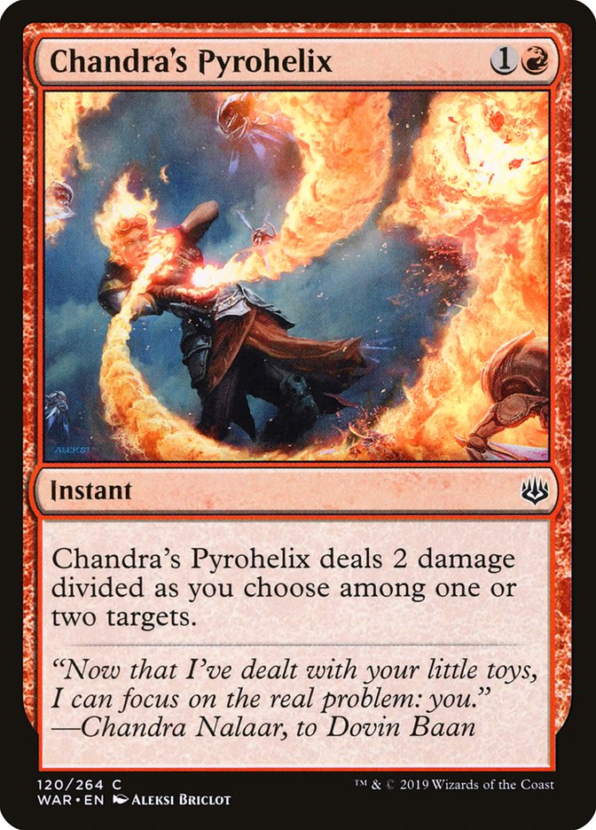Chandra's Pyrohelix [War of the Spark] (120)