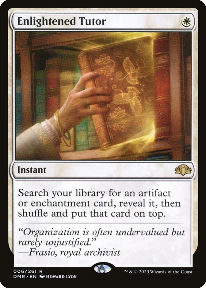 Enlightened Tutor [Dominaria Remastered] (412)