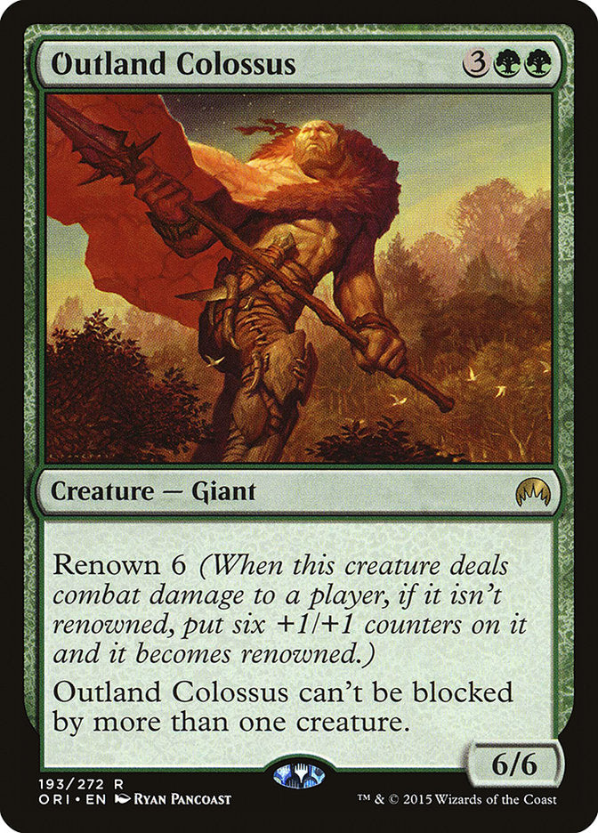 Outland Colossus [Magic Origins] (193)