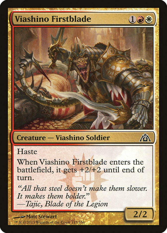 Viashino Firstblade [Dragon's Maze] (113)