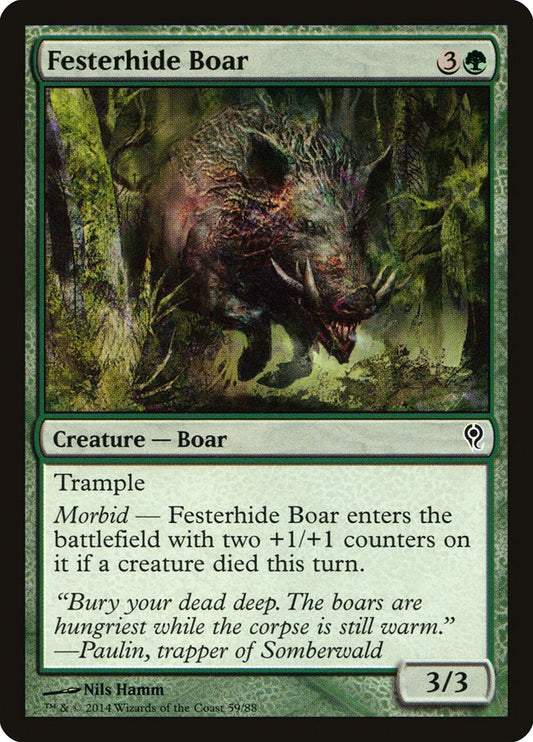 Festerhide Boar [Duel Decks: Jace vs. Vraska] (59)