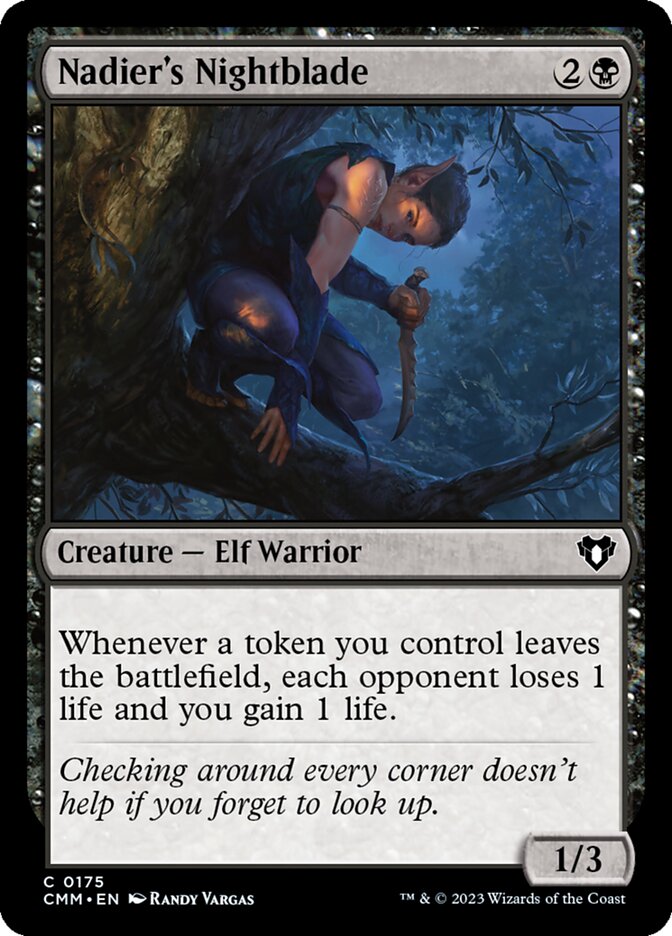 Nadier's Nightblade [Commander Masters] (175)