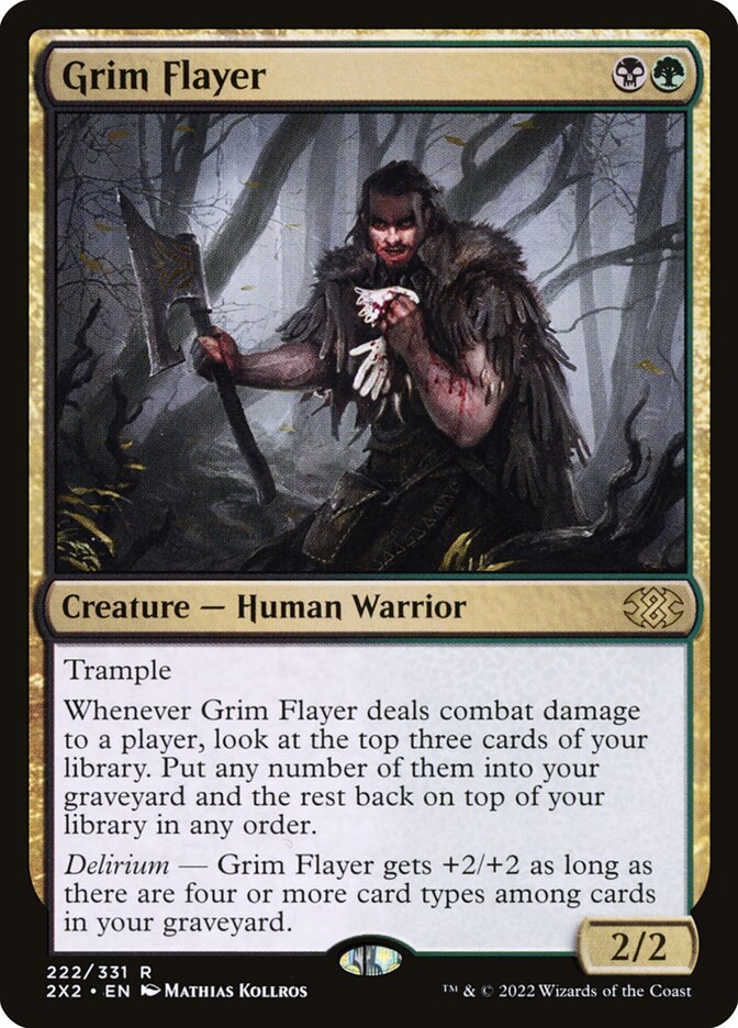 Grim Flayer [Double Masters 2022] (222)