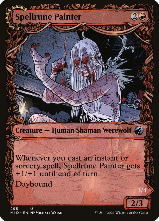 Spellrune Painter // Spellrune Howler [Innistrad: Midnight Hunt] (295)