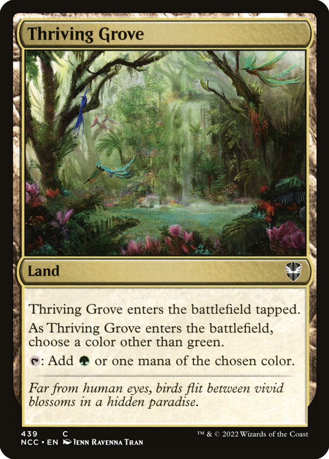 Thriving Grove [New Capenna Commander] (439)