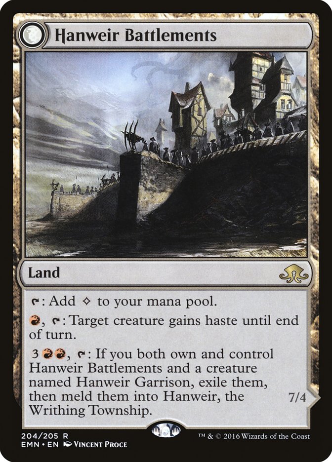 Hanweir Battlements [Eldritch Moon] (204)