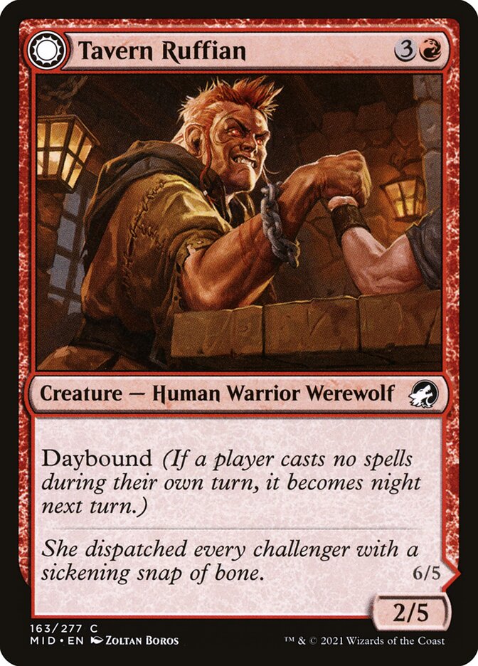 Tavern Ruffian [Innistrad: Midnight Hunt] (163)