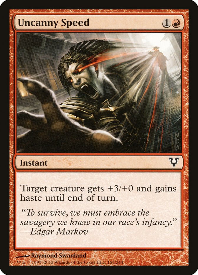Uncanny Speed [Avacyn Restored] (163)