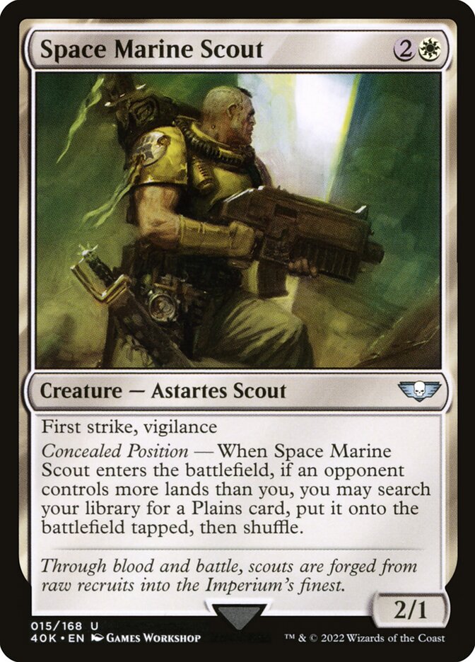 Space Marine Scout [Warhammer 40,000 Commander] (15)