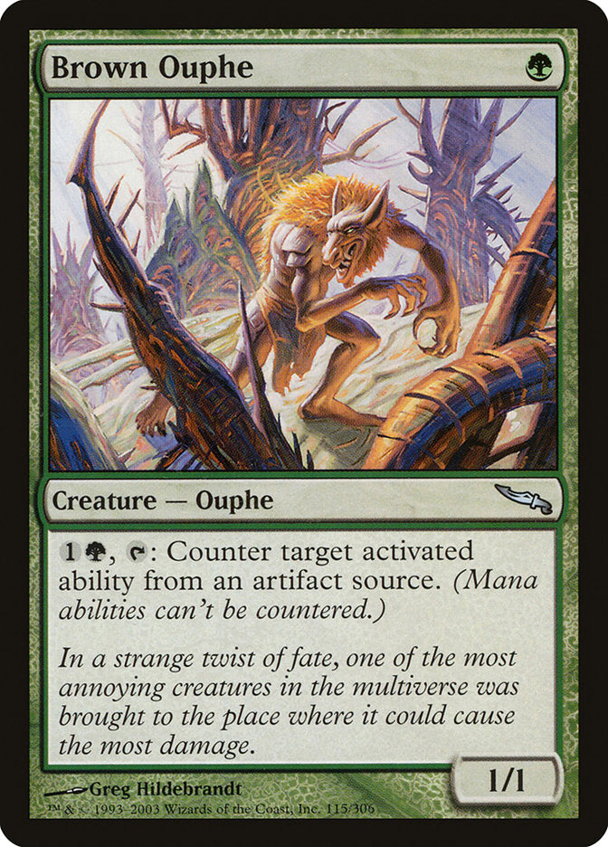 Brown Ouphe [Mirrodin] (115)