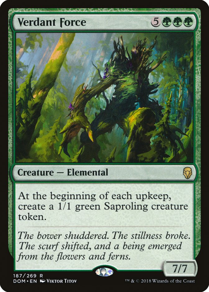 Verdant Force [Dominaria] (187)