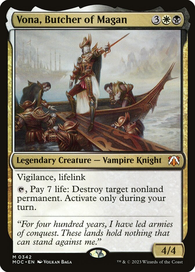 Vona, Butcher of Magan [March of the Machine Commander] (342)