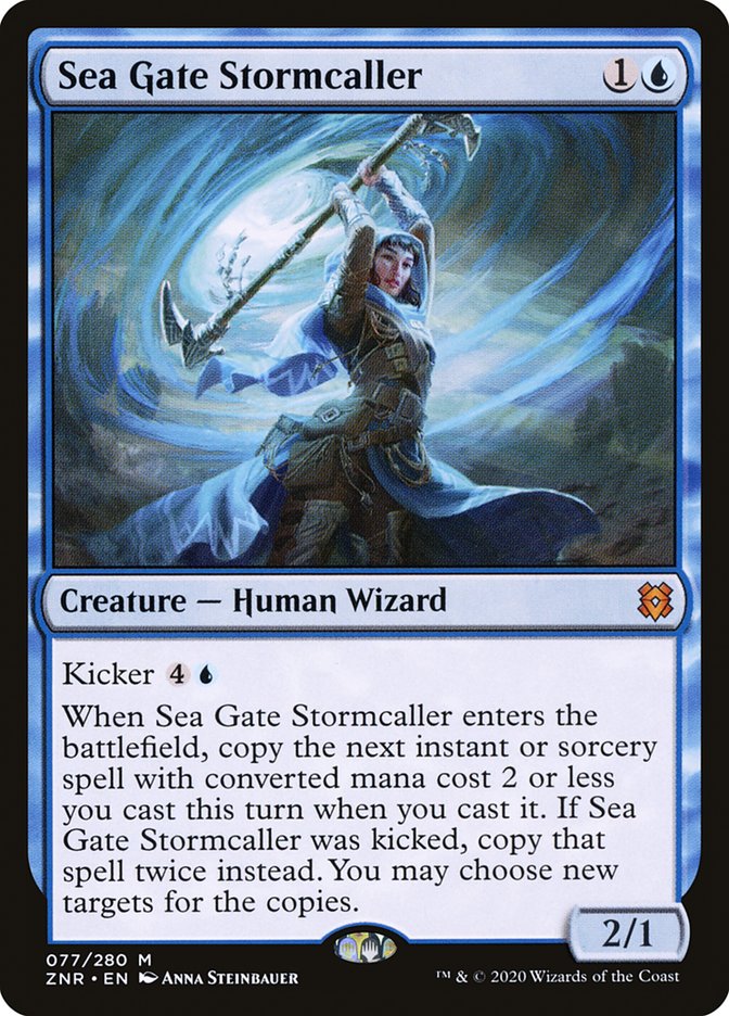Sea Gate Stormcaller [Zendikar Rising] (77)
