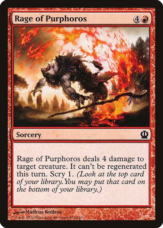 Rage of Purphoros [Theros] (137)