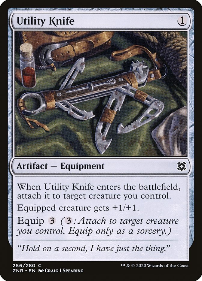 Utility Knife [Zendikar Rising] (256)