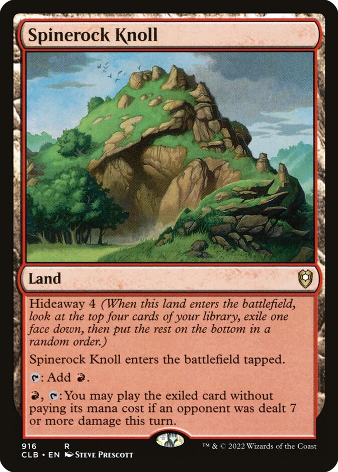 Spinerock Knoll [Commander Legends: Battle for Baldur's Gate] (916)