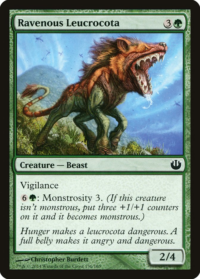 Ravenous Leucrocota [Journey into Nyx] (136)