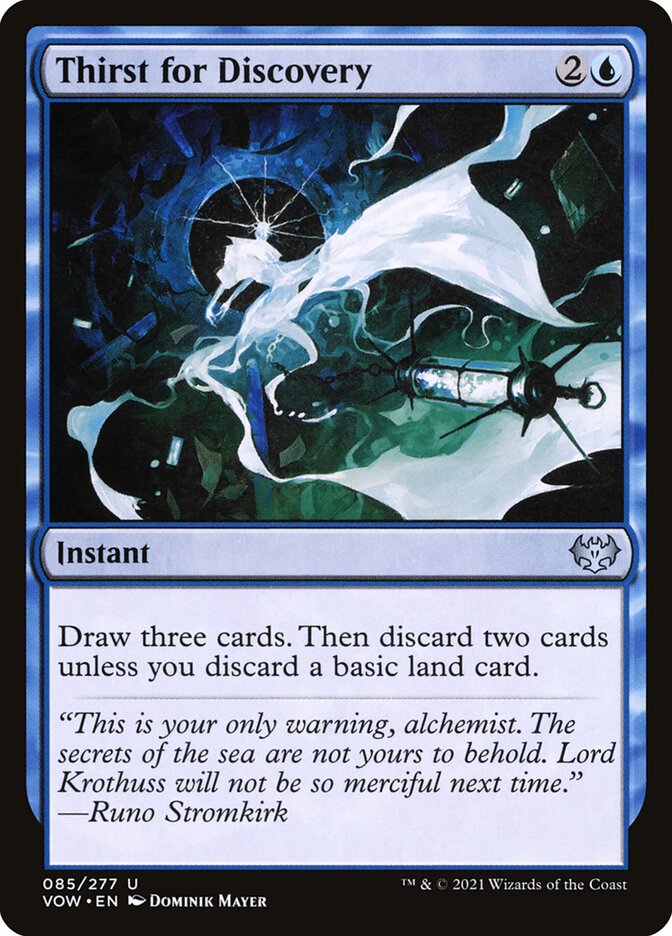 Thirst for Discovery [Innistrad: Crimson Vow] (85)