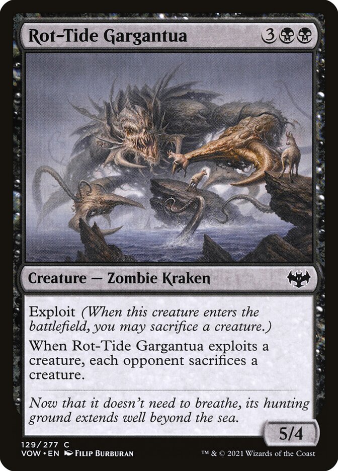 Rot-Tide Gargantua [Innistrad: Crimson Vow] (129)