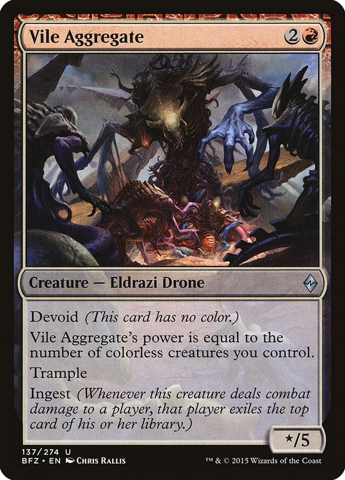 Vile Aggregate [Battle for Zendikar] (137)