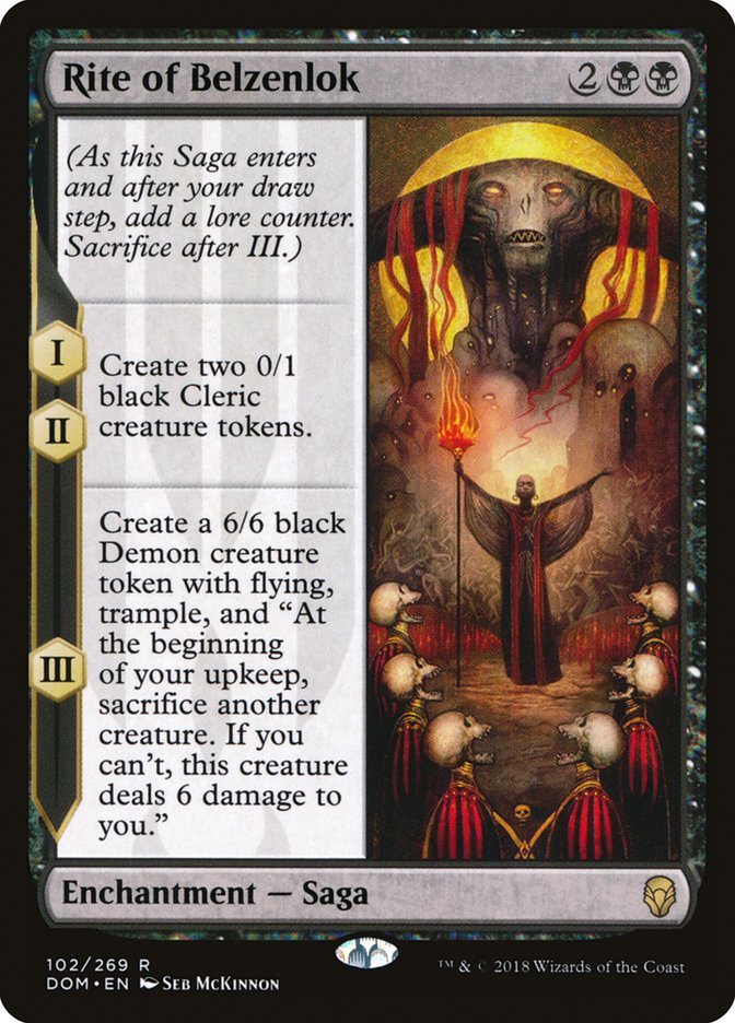 Rite of Belzenlok [Dominaria] (102)