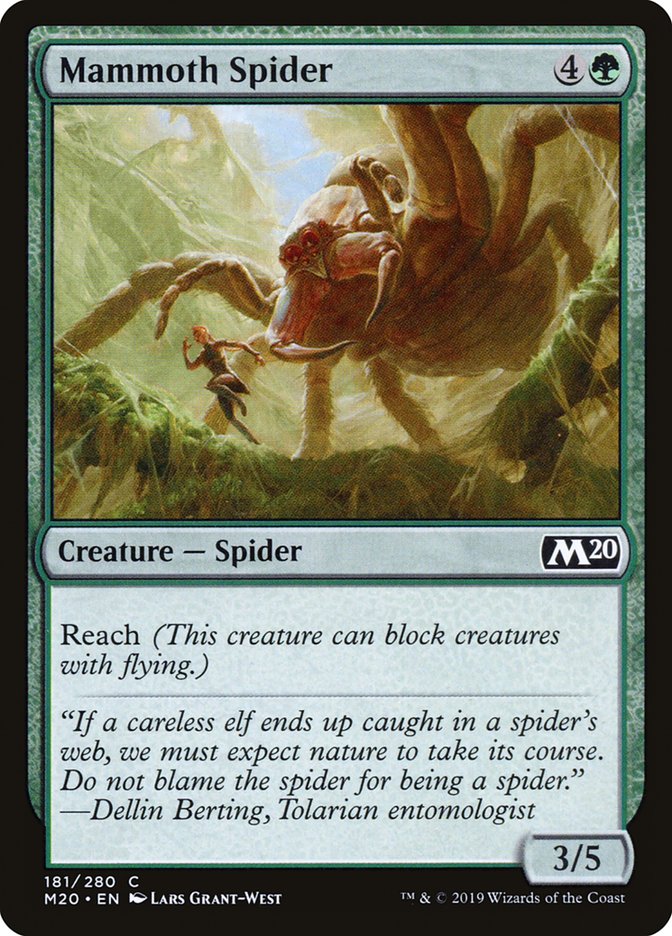 Mammoth Spider [Core Set 2020] (181)