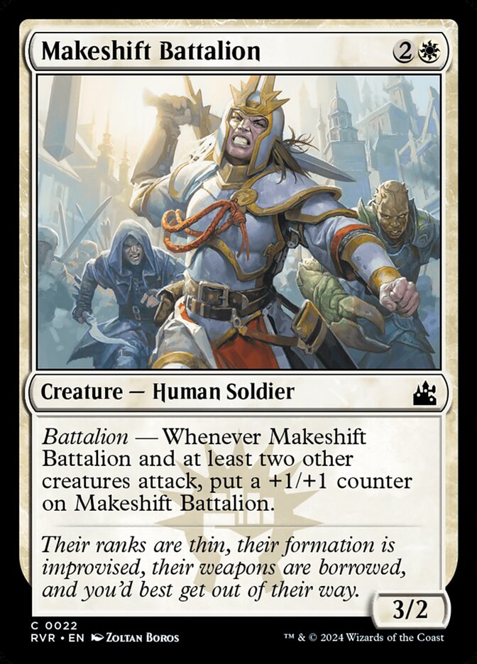 Makeshift Battalion [Ravnica Remastered] (22)